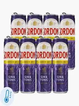 Flink Gordon's London Dry Gin & Tonic 6,4% 25cl 8x aanbieding