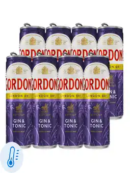 Flink Gordon's London Dry Gin & Tonic 6,4% 25cl 8x aanbieding
