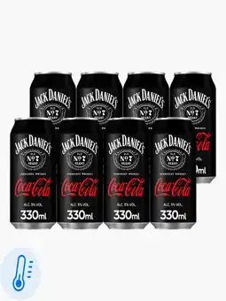 Flink Jack Daniels & Cola 5% 33cl 8x aanbieding
