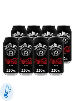 Flink Jack Daniels & Cola 5% 33cl 8x aanbieding