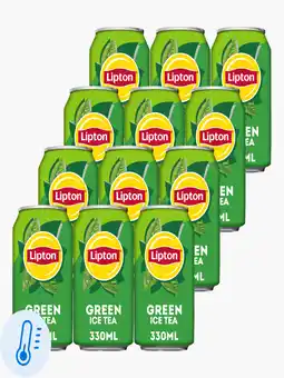 Flink Lipton Ice Tea Green 33cl 12x aanbieding