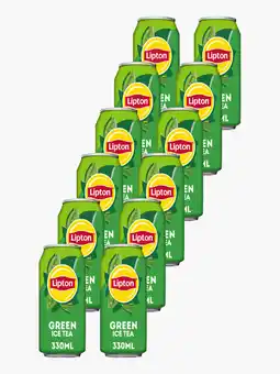 Flink Lipton Ice Tea Green 33cl 12x aanbieding