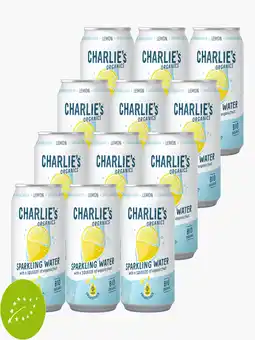 Flink Charlie's Organics Sparkling bio Lemon 33cl 12x aanbieding