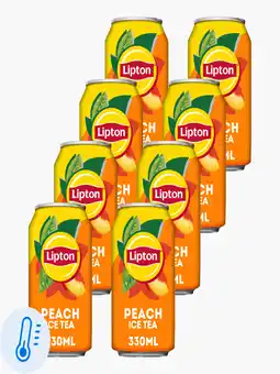Flink Lipton Ice Tea Peach 33cl 8x aanbieding