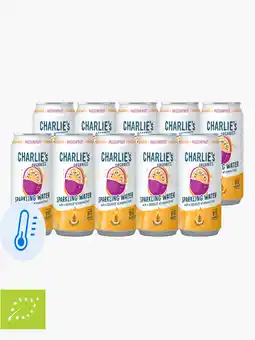 Flink Charlie's Organics Sparkling bio Passionfruit 33cl 10x aanbieding