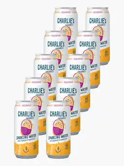 Flink Charlie's Organics Sparkling bio Passionfruit 33cl 10x aanbieding
