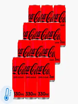 Flink Coca Cola Zero 33cl 12x aanbieding
