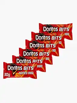 Flink Doritos Bits honey bbq 30g 6x aanbieding
