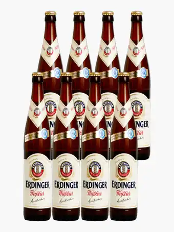 Flink Erdinger Weißbier 0,5l (5,3 % vol.) MW 8x aanbieding