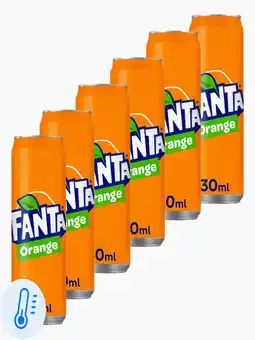 Flink Fanta Orange 33cl 6x aanbieding