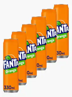 Flink Fanta Orange 33cl 6x aanbieding