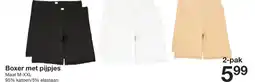 Zeeman Boxer met pijpjes aanbieding
