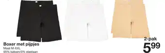Zeeman Boxer met pijpjes aanbieding