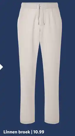 Lidl Linnen broek aanbieding
