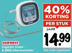 Vomar Voordeelmarkt LEIFHEIT Digitale Oven & BBQ-thermometer aanbieding