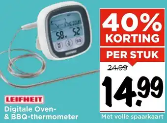 Vomar Voordeelmarkt LEIFHEIT Digitale Oven & BBQ-thermometer aanbieding