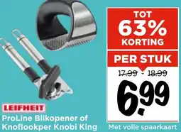 Vomar Voordeelmarkt LEIFHEIT ProLine Blikopener of Knoflookper Knobi King aanbieding