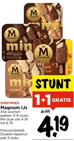 Vomar Voordeelmarkt Magnum IJs aanbieding