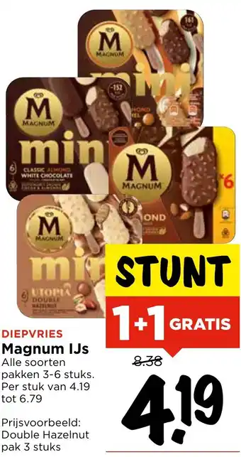 Vomar Voordeelmarkt Magnum IJs aanbieding