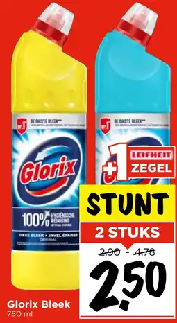 Vomar Voordeelmarkt Glorix Bleek aanbieding
