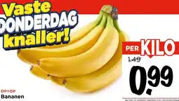 Vomar Voordeelmarkt Bananen aanbieding