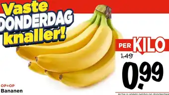 Vomar Voordeelmarkt Bananen aanbieding