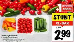 Vomar Voordeelmarkt Snackgroenten aanbieding