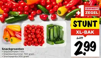Vomar Voordeelmarkt Snackgroenten aanbieding