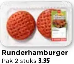 Vomar Voordeelmarkt Runderhamburger aanbieding