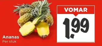 Vomar Voordeelmarkt Ananas aanbieding