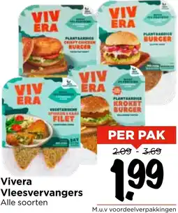 Vomar Voordeelmarkt Vivera Vleesvervangers aanbieding
