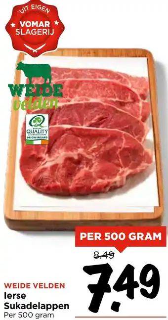 Vomar Voordeelmarkt WEIDE VELDEN lerse Sukadelappen aanbieding