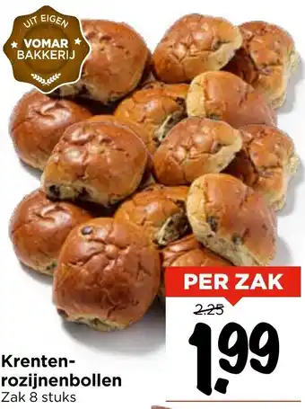 Vomar Voordeelmarkt Krenten Rozijnenbollen aanbieding