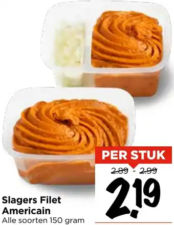 Vomar Voordeelmarkt Slagers Filet Americain aanbieding