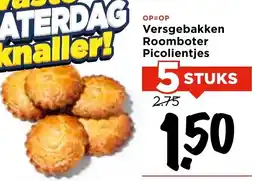 Vomar Voordeelmarkt Versgebakken Roomboter Picolientjes aanbieding