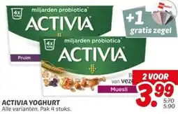 Dekamarkt Activia yoghurt aanbieding