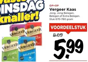 Vomar Voordeelmarkt Vergeer Kaas aanbieding