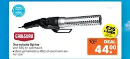 Albert Heijn GRILLGURU One minute lighter aanbieding