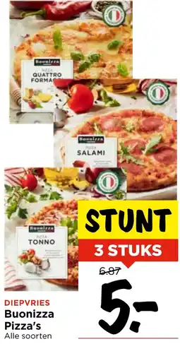 Vomar Voordeelmarkt Buonizza Pizza's aanbieding
