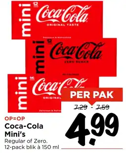 Vomar Voordeelmarkt Coca-Cola Mini's aanbieding