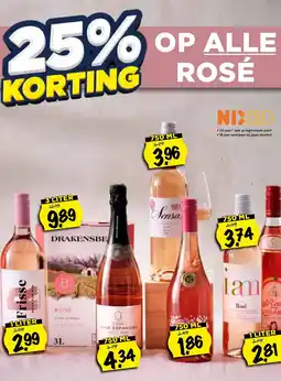 Vomar Voordeelmarkt Op alle Rosé aanbieding