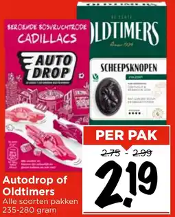 Vomar Voordeelmarkt Autodrop of Oldtimers aanbieding