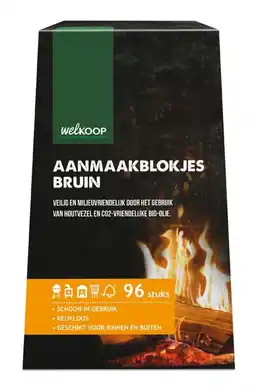 Welkoop Welkoop - Aanmaakblokjes - 96 stuks aanbieding