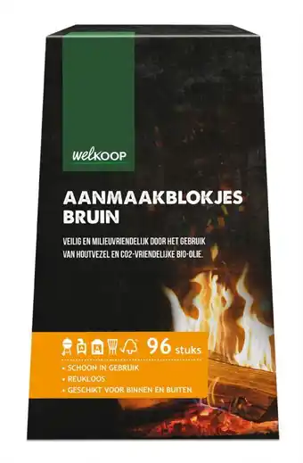 Welkoop Welkoop - Aanmaakblokjes - 96 stuks aanbieding