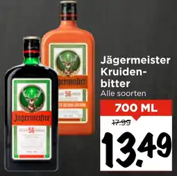 Vomar Voordeelmarkt Jägermeister Kruidenbitter aanbieding