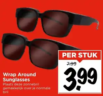 Vomar Voordeelmarkt Wrap Around Sunglasses aanbieding