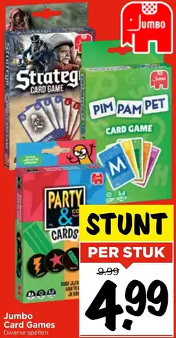 Vomar Voordeelmarkt Jumbo Card Games aanbieding
