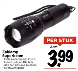 Vomar Voordeelmarkt Zaklamp Superbeam aanbieding