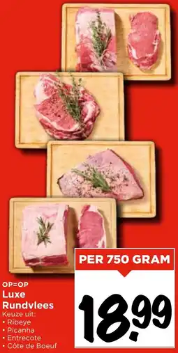 Vomar Voordeelmarkt Luxe Rundvlees aanbieding