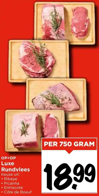 Vomar Voordeelmarkt Luxe Rundvlees aanbieding